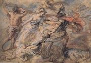 Peter Paul Rubens Hercules and Minerva Fighting Mars (mk01) oil painting artist